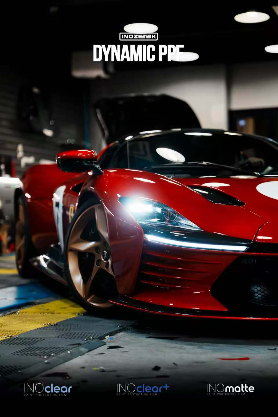 INOCLEAR - 7.5MIL Gloss Paint Protection Film 60" x 50FT