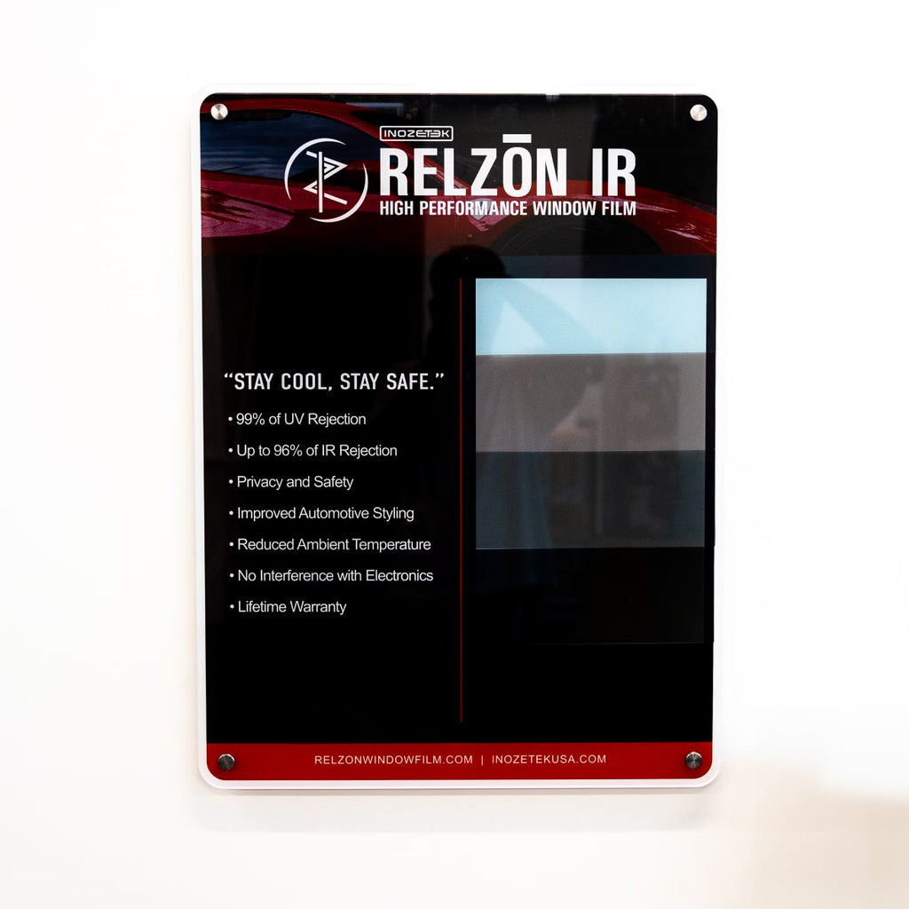 RELZON IR Window Tint Display Board - 24in" x 32in"
