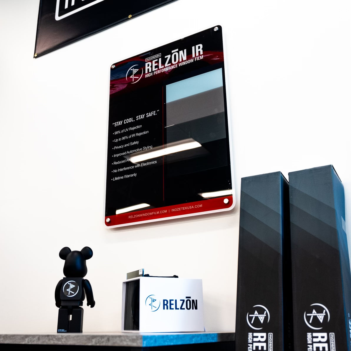 RELZON IR Window Tint Display Board - 24in" x 32in"